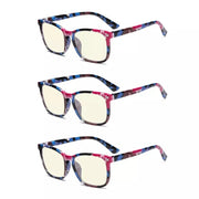 eyekeeper.com 3 Pack Blue Light Filter Reading Glasses UVRT1801 Eyeglasses White Smoke Floral-3pcs / without magnification,Floral-3pcs / +0.50,Floral-3pcs / +0.75,Floral-3pcs / +1.00,Floral-3pcs / +1.25,Floral-3pcs / +1.50,Floral-3pcs / +1.75,Floral-3pcs / +2.00,Floral-3pcs / +2.50,Floral-3pcs / +2.75,Floral-3pcs / +3.00,Floral-3pcs / +3.50