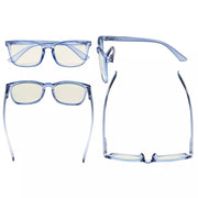 eyekeeper.com 3 Pack Blue Light Filter Reading Glasses UVRT1801 Eyeglasses White Smoke Black Purple-3pcs / without magnification,Black Purple-3pcs / +0.50,Black Purple-3pcs / +0.75,Black Purple-3pcs / +1.00,Black Purple-3pcs / +1.25,Black Purple-3pcs / +1.50,Black Purple-3pcs / +1.75,Black Purple-3pcs / +2.00,Black Purple-3pcs / +2.50,Black