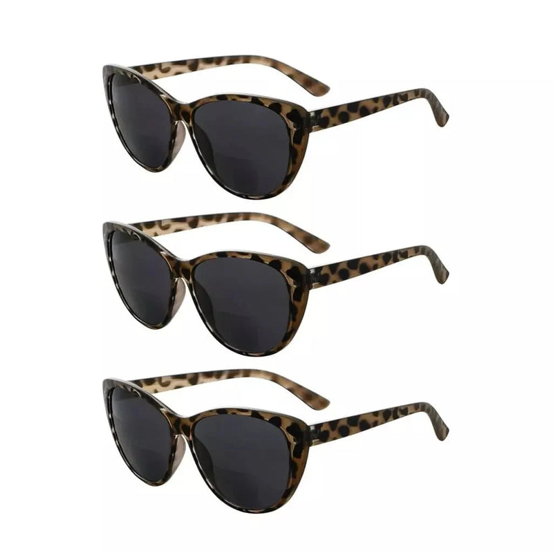eyekeeper.com 3 Pack Cat-eye Stylish Bifocal Reading Sunglasses S033 Sunglasses White Smoke Brown Tortoise-3pcs / +1.00,Brown Tortoise-3pcs / +1.50,Brown Tortoise-3pcs / +1.75,Brown Tortoise-3pcs / +2.00,Brown Tortoise-3pcs / +2.50,Brown Tortoise-3pcs / +3.00,Brown Tortoise-3pcs / +3.50