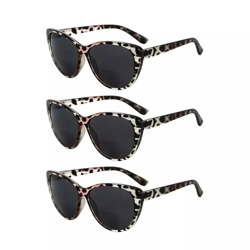 eyekeeper.com 3 Pack Cat-eye Stylish Bifocal Reading Sunglasses S033 Sunglasses White Smoke Tortoise Pink-3pcs / +1.00,Tortoise Pink-3pcs / +1.50,Tortoise Pink-3pcs / +1.75,Tortoise Pink-3pcs / +2.00,Tortoise Pink-3pcs / +2.50,Tortoise Pink-3pcs / +3.00,Tortoise Pink-3pcs / +3.50