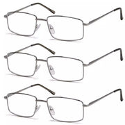 eyekeeper.com 3 Pack Classic Metal Frame Reading Glasses R15023 Eyeglasses White Smoke Silver-3pcs / +0.50,Silver-3pcs / +0.75,Silver-3pcs / +1.00,Silver-3pcs / +1.25,Silver-3pcs / +1.50,Silver-3pcs / +1.75,Silver-3pcs / +2.00,Silver-3pcs / +2.25,Silver-3pcs / +2.50,Silver-3pcs / +2.75,Silver-3pcs / +3.00,Silver-3pcs / +3.50,Silver-3pcs / +