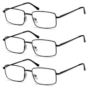 eyekeeper.com 3 Pack Classic Metal Frame Reading Glasses R15023 Eyeglasses White Smoke Black-3pcs / +0.50,Black-3pcs / +0.75,Black-3pcs / +1.00,Black-3pcs / +1.25,Black-3pcs / +1.50,Black-3pcs / +1.75,Black-3pcs / +2.00,Black-3pcs / +2.25,Black-3pcs / +2.50,Black-3pcs / +2.75,Black-3pcs / +3.00,Black-3pcs / +3.50,Black-3pcs / +4.00