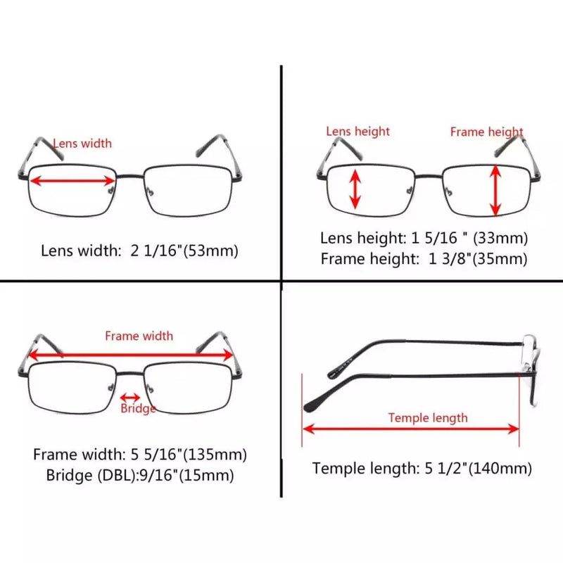 eyekeeper.com 3 Pack Classic Metal Frame Reading Glasses R15023 Eyeglasses White Smoke 3 Pairs Mix / +0.50,3 Pairs Mix / +0.75,3 Pairs Mix / +1.00,3 Pairs Mix / +1.25,3 Pairs Mix / +1.50,3 Pairs Mix / +1.75,3 Pairs Mix / +2.00,3 Pairs Mix / +2.25,3 Pairs Mix / +2.50,3 Pairs Mix / +2.75,3 Pairs Mix / +3.00,3 Pairs Mix / +3.50,3 Pairs Mix / +