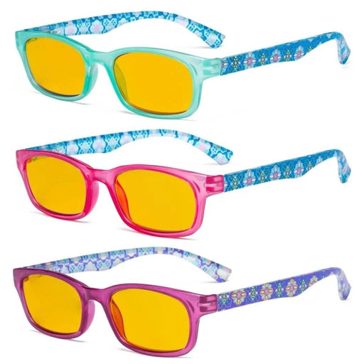 eyekeeper.com 3 Pack Floral Print Blue Light Blocking Readers HP029 Eyeglasses White Smoke 3 Pairs Mix / without magnification,3 Pairs Mix / +0.50,3 Pairs Mix / +0.75,3 Pairs Mix / +1.00,3 Pairs Mix / +1.25,3 Pairs Mix / +1.50,3 Pairs Mix / +1.75,3 Pairs Mix / +2.00,3 Pairs Mix / +2.50,3 Pairs Mix / +3.00