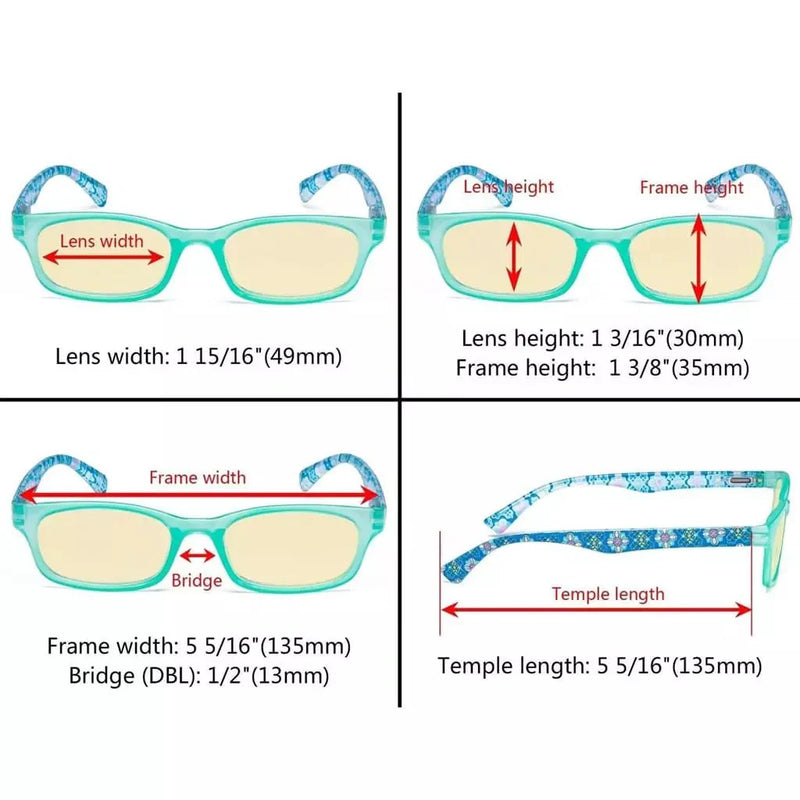 eyekeeper.com 3 Pack Floral Print Blue Light Blocking Readers TM029 Eyeglasses White Smoke 3 Pairs Mix / without magnification,3 Pairs Mix / +0.50,3 Pairs Mix / +0.75,3 Pairs Mix / +1.00,3 Pairs Mix / +1.25,3 Pairs Mix / +1.50,3 Pairs Mix / +1.75,3 Pairs Mix / +2.00,3 Pairs Mix / +2.50,3 Pairs Mix / +3.00