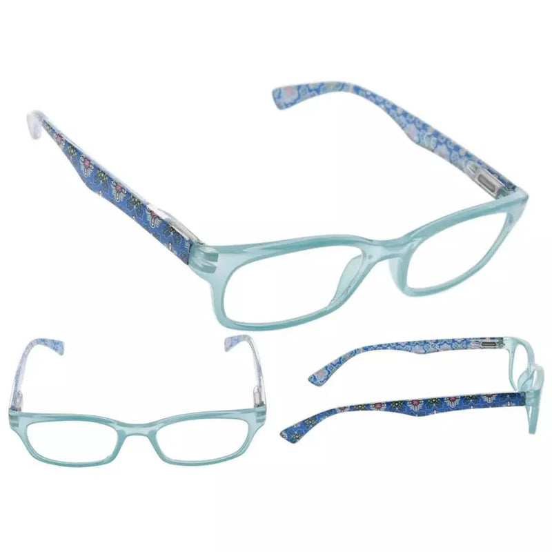 eyekeeper.com 3 Pack Floral Print Temple Reading Glasses 3PKR029 Eyeglasses White Smoke 3 Pairs Mix / without magnification,3 Pairs Mix / +0.50,3 Pairs Mix / +0.75,3 Pairs Mix / +1.00,3 Pairs Mix / +1.25,3 Pairs Mix / +1.50,3 Pairs Mix / +1.75,3 Pairs Mix / +2.00,3 Pairs Mix / +2.25,3 Pairs Mix / +3.00,3 Pairs Mix / +3.50,3 Pairs Mix / +4.00