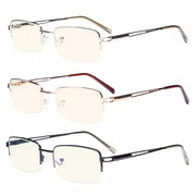 eyekeeper.com 3 Pack Half-rim Blue Light Filter Reading Glasses UVR15014 Eyeglasses White Smoke 3 Pairs Mix / without magnification,3 Pairs Mix / +0.50,3 Pairs Mix / +0.75,3 Pairs Mix / +1.00,3 Pairs Mix / +1.25,3 Pairs Mix / +1.50,3 Pairs Mix / +1.75,3 Pairs Mix / +2.00,3 Pairs Mix / +2.25,3 Pairs Mix / +2.50,3 Pairs Mix / +3.00