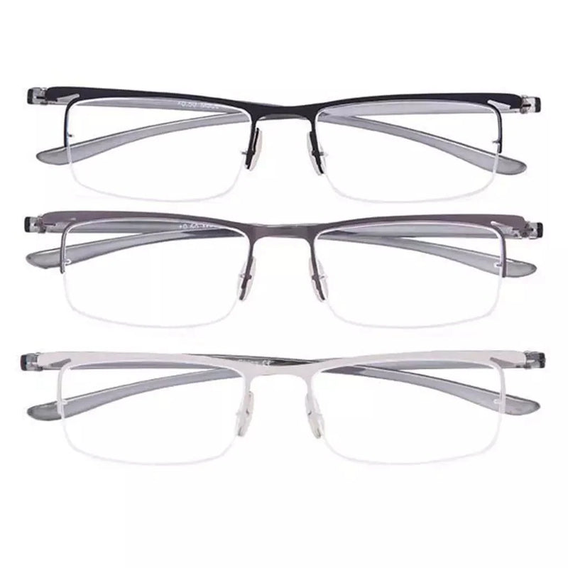 eyekeeper.com 3 Pack Half Rim Reading Glasses 3-R15615 Eyeglasses White Smoke 3 Pairs Mix / +0.50,3 Pairs Mix / +0.75,3 Pairs Mix / +1.00,3 Pairs Mix / +1.25,3 Pairs Mix / +1.50,3 Pairs Mix / +1.75,3 Pairs Mix / +2.00,3 Pairs Mix / +2.25,3 Pairs Mix / +2.50,3 Pairs Mix / +2.75,3 Pairs Mix / +3.00,3 Pairs Mix / +3.50,3 Pairs Mix / +