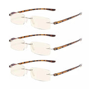eyekeeper.com 3 Pack Lightweight Blue Light Filter Reading Glasses UVCG1 Eyeglasses White Smoke Tortoise-3pcs / without magnification,Tortoise-3pcs / +0.50,Tortoise-3pcs / +0.75,Tortoise-3pcs / +1.00,Tortoise-3pcs / +1.25,Tortoise-3pcs / +1.50,Tortoise-3pcs / +1.75,Tortoise-3pcs / +2.00,Tortoise-3pcs / +2.50