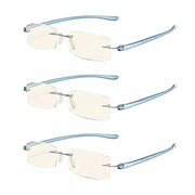 eyekeeper.com 3 Pack Lightweight Blue Light Filter Reading Glasses UVCG1 Eyeglasses White Smoke Blue-3pcs / without magnification,Blue-3pcs / +0.50,Blue-3pcs / +0.75,Blue-3pcs / +1.00,Blue-3pcs / +1.25,Blue-3pcs / +1.50,Blue-3pcs / +1.75,Blue-3pcs / +2.00,Blue-3pcs / +2.50