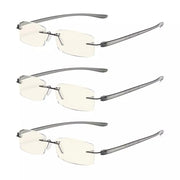 eyekeeper.com 3 Pack Lightweight Blue Light Filter Reading Glasses UVCG1 Eyeglasses White Smoke Grey-3pcs / without magnification,Grey-3pcs / +0.50,Grey-3pcs / +0.75,Grey-3pcs / +1.00,Grey-3pcs / +1.25,Grey-3pcs / +1.50,Grey-3pcs / +1.75,Grey-3pcs / +2.00,Grey-3pcs / +2.50