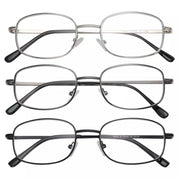 eyekeeper.com 3 Pack Lightweight Wire Rim Metal Frame Reading Glasses R3235 Eyeglasses White Smoke 3 Pairs Mix / +1.00,3 Pairs Mix / +1.25,3 Pairs Mix / +1.50,3 Pairs Mix / +1.75,3 Pairs Mix / +2.00,3 Pairs Mix / +2.25,3 Pairs Mix / +2.50,3 Pairs Mix / +2.75,3 Pairs Mix / +3.00,3 Pairs Mix / +3.50,3 Pairs Mix / +4.00