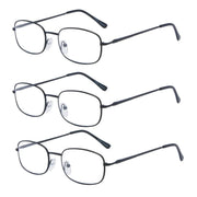 eyekeeper.com 3 Pack Metal Frame Reading Glasses R3232 Eyeglasses White Smoke Black-3pcs / +0.50,Black-3pcs / +0.75,Brown-3pcs / +0.50,Brown-3pcs / +0.75,Brown-3pcs / +1.00,Brown-3pcs / +1.25,Brown-3pcs / +1.50,Brown-3pcs / +1.75,Brown-3pcs / +2.00,Brown-3pcs / +3.50