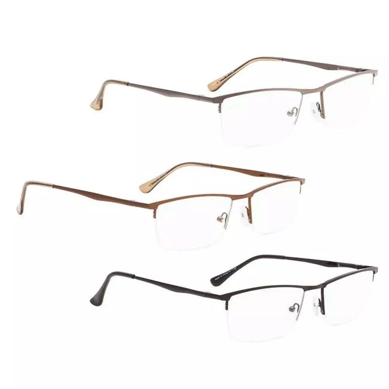 eyekeeper.com 3 Pack Metal Half-rim Reading Glasses 3-R1614 Eyeglasses White Smoke 3 Pairs Mix / +0.50,3 Pairs Mix / +0.75,3 Pairs Mix / +1.00,3 Pairs Mix / +1.25,3 Pairs Mix / +1.50,3 Pairs Mix / +1.75,3 Pairs Mix / +2.00,3 Pairs Mix / +2.25,3 Pairs Mix / +2.50,3 Pairs Mix / +2.75,3 Pairs Mix / +3.00,3 Pairs Mix / +3.50,3 Pairs Mix / +