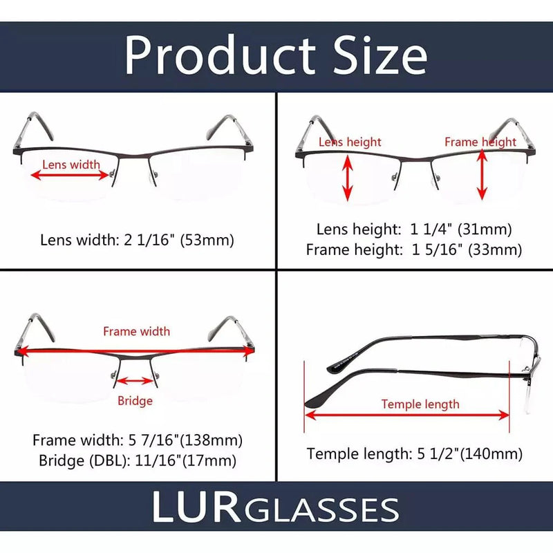eyekeeper.com 3 Pack Metal Half-rim Reading Glasses 3-R1614 Eyeglasses White Smoke 3 Pairs Mix / +0.50,3 Pairs Mix / +0.75,3 Pairs Mix / +1.00,3 Pairs Mix / +1.25,3 Pairs Mix / +1.50,3 Pairs Mix / +1.75,3 Pairs Mix / +2.00,3 Pairs Mix / +2.25,3 Pairs Mix / +2.50,3 Pairs Mix / +2.75,3 Pairs Mix / +3.00,3 Pairs Mix / +3.50,3 Pairs Mix / +