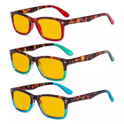 eyekeeper.com 3 Pack Pattern Blue Light Blocking Reading Glasses HP075D Eyeglasses White Smoke 3 Pairs Mix / without magnification,3 Pairs Mix / +0.50,3 Pairs Mix / +0.75,3 Pairs Mix / +1.00,3 Pairs Mix / +1.25,3 Pairs Mix / +1.50,3 Pairs Mix / +1.75,3 Pairs Mix / +2.00,3 Pairs Mix / +2.25,3 Pairs Mix / +2.50,3 Pairs Mix / +3.00