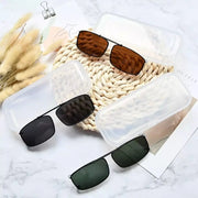 eyekeeper.com 3 Pack Polarized Clip on Sunglasses with Spring Draw Bar C63 (54MMx34MM) Sunglasses Lavender 3 Pairs Mix,Grey-3pcs,G15-3pcs,Brown-3pcs