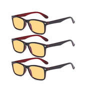 eyekeeper.com 3 Pack Rectangle Blue Light Blocking Reading Glasses HP075 Eyeglasses White Smoke Black Red-3pcs / +0.50,Black Red-3pcs / +0.75,Black Red-3pcs / +1.00,Black Red-3pcs / +1.25,Black Red-3pcs / +1.50,Black Red-3pcs / +1.75,Black Red-3pcs / +2.00,Black Red-3pcs / +2.25,Black Red-3pcs / +2.50,Black Red-3pcs / +2.75,Black Red-3pcs / without