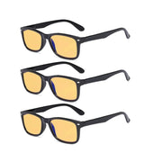 eyekeeper.com 3 Pack Rectangle Blue Light Blocking Reading Glasses HP075 Eyeglasses White Smoke Black Blue-3pcs / +0.50,Black Blue-3pcs / +0.75,Black Blue-3pcs / +1.00,Black Blue-3pcs / +1.50,Black Blue-3pcs / +2.00,Black Blue-3pcs / +2.25,Black Blue-3pcs / +2.50,Black Blue-3pcs / +2.75,Black Brown-3pcs / +0.50,Black Brown-3pcs / +0.75,Black Brown-3