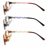 eyekeeper.com 3 Pack Rectangle Blue Light Filter Readers CG908 Eyeglasses White Smoke 3 Pairs Mix / without magnification,3 Pairs Mix / +0.50,3 Pairs Mix / +0.75,3 Pairs Mix / +1.00,3 Pairs Mix / +1.25,3 Pairs Mix / +1.50,3 Pairs Mix / +1.75,3 Pairs Mix / +2.00,3 Pairs Mix / +2.25,3 Pairs Mix / +2.50,3 Pairs Mix / +4.00