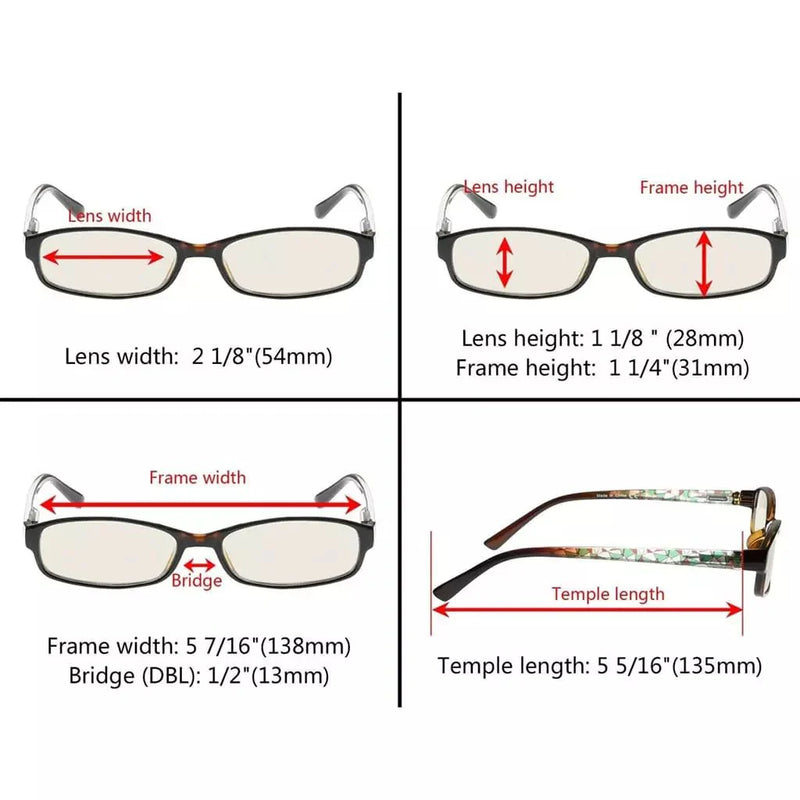 eyekeeper.com 3 Pack Rectangle Blue Light Filter Readers CG908 Eyeglasses White Smoke 3 Pairs Mix / without magnification,3 Pairs Mix / +0.50,3 Pairs Mix / +0.75,3 Pairs Mix / +1.00,3 Pairs Mix / +1.25,3 Pairs Mix / +1.50,3 Pairs Mix / +1.75,3 Pairs Mix / +2.00,3 Pairs Mix / +2.25,3 Pairs Mix / +2.50,3 Pairs Mix / +4.00