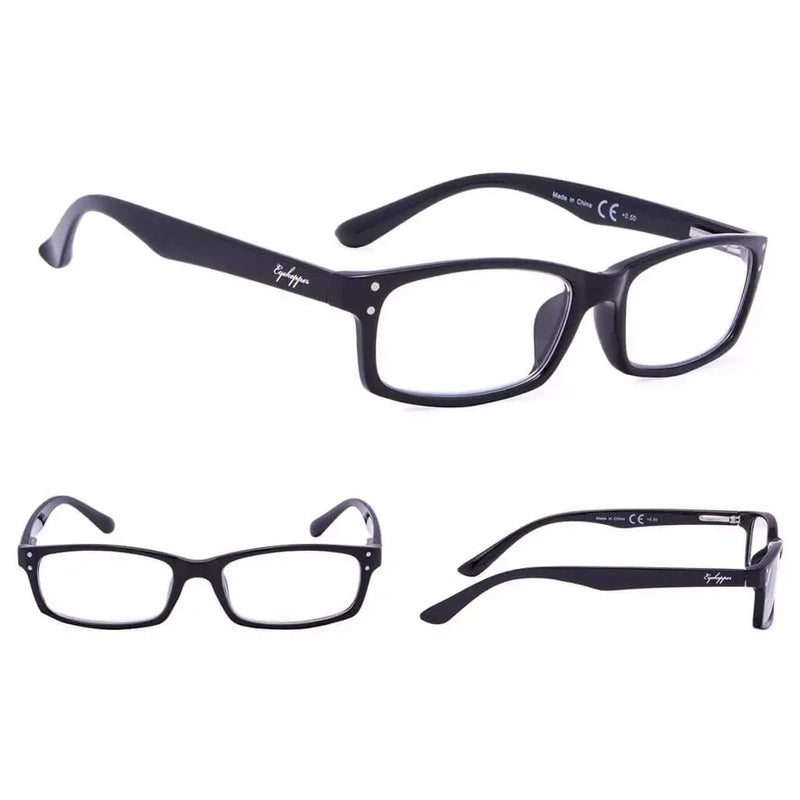 eyekeeper.com 3 Pack Rectangle Stylish Spring hinges Chic Reading Glasses R103 Eyeglasses White Smoke 3 Pairs Mix / +0.50,3 Pairs Mix / +0.75,3 Pairs Mix / +1.00,3 Pairs Mix / +1.25,3 Pairs Mix / +1.50,3 Pairs Mix / +1.75,3 Pairs Mix / +2.00,3 Pairs Mix / +2.25,3 Pairs Mix / +2.50,3 Pairs Mix / +2.75,3 Pairs Mix / +3.00,3 Pairs Mix / +3.50,3 Pairs Mix / +