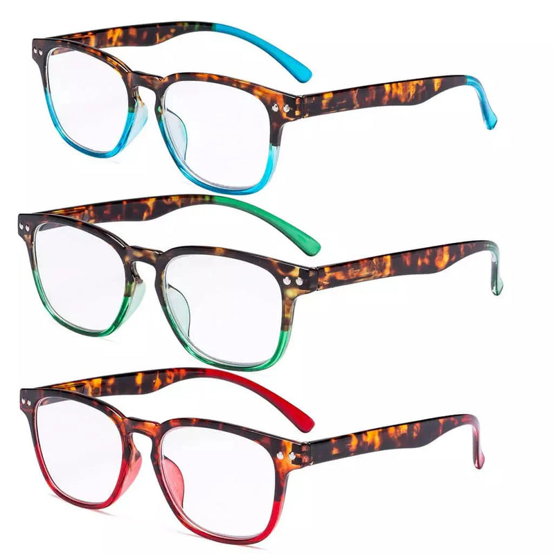 eyekeeper.com 3 Pack Vintage Two-toned Reading Glasses R079D Eyeglasses White Smoke 3 Pairs Mix / +0.50,3 Pairs Mix / +0.75,3 Pairs Mix / +1.00,3 Pairs Mix / +1.25,3 Pairs Mix / +1.50,3 Pairs Mix / +1.75,3 Pairs Mix / +2.00,3 Pairs Mix / +2.25,3 Pairs Mix / +2.50,3 Pairs Mix / +2.75,3 Pairs Mix / +3.00,3 Pairs Mix / +3.50