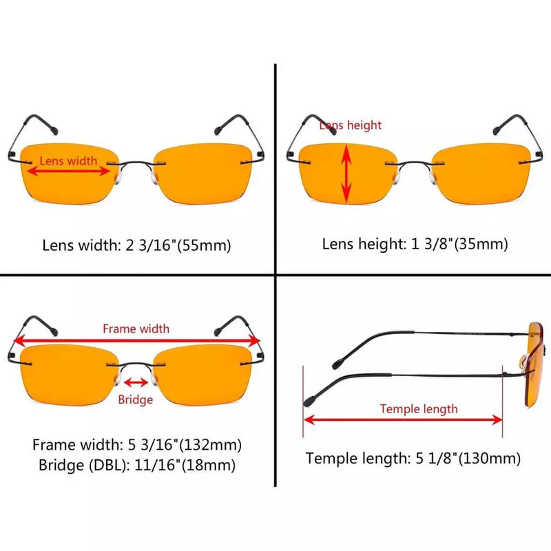 eyekeeper.com 3 Pack Rimless Blue Light Blocking Reading Glasses DSWK9905B Eyeglasses White Smoke Black-3pcs / without magnification,Black-3pcs / +0.50,Black-3pcs / +0.75,Black-3pcs / +1.00,Black-3pcs / +1.25,Black-3pcs / +1.50,Black-3pcs / +1.75,Blue-3pcs / without magnification,Blue-3pcs / +0.50,Blue-3pcs / +0.75,Blue-3pcs / +1.00,Blue-3pcs / +1.25,