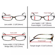 eyekeeper.com 3 Pack Small Lens Reading Glasses R908-1 Eyeglasses White Smoke 3 Pairs Mix / +0.50,3 Pairs Mix / +0.75,3 Pairs Mix / +1.00,3 Pairs Mix / +1.25,3 Pairs Mix / +1.50,3 Pairs Mix / +1.75,3 Pairs Mix / +2.00,3 Pairs Mix / +2.25,3 Pairs Mix / +2.75,3 Pairs Mix / +3.00