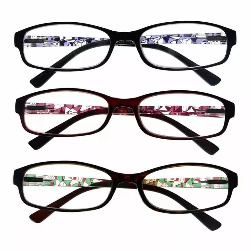 eyekeeper.com 3 Pack Small Lens Reading Glasses R908-1 Eyeglasses White Smoke 3 Pairs Mix / +0.50,3 Pairs Mix / +0.75,3 Pairs Mix / +1.00,3 Pairs Mix / +1.25,3 Pairs Mix / +1.50,3 Pairs Mix / +1.75,3 Pairs Mix / +2.00,3 Pairs Mix / +2.25,3 Pairs Mix / +2.75,3 Pairs Mix / +3.00