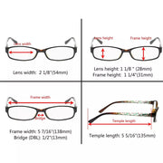 eyekeeper.com 3 Pack Small Lens Reading Glasses with Pattern Temples R908 Eyeglasses White Smoke 3 Pairs Mix / +0.50,3 Pairs Mix / +0.75,3 Pairs Mix / +1.00,3 Pairs Mix / +1.25,3 Pairs Mix / +1.50,3 Pairs Mix / +1.75,3 Pairs Mix / +2.00,3 Pairs Mix / +2.25,3 Pairs Mix / +2.50,3 Pairs Mix / +2.75,3 Pairs Mix / +3.00,3 Pairs Mix / +3.50,3 Pairs Mix / +