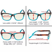 eyekeeper.com 3 Pack Square Blue Light Filter Reading Glasses UVR080D Eyeglasses White Smoke 3 Pairs Mix / without magnification,3 Pairs Mix / +0.50,3 Pairs Mix / +0.75,3 Pairs Mix / +1.00,3 Pairs Mix / +1.25,3 Pairs Mix / +1.50,3 Pairs Mix / +1.75,3 Pairs Mix / +2.00,3 Pairs Mix / +2.25,3 Pairs Mix / +2.50,3 Pairs Mix / +3.00
