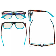 eyekeeper.com 3 Pack Square Blue Light Filter Reading Glasses UVR080D Eyeglasses White Smoke 3 Pairs Mix / without magnification,3 Pairs Mix / +0.50,3 Pairs Mix / +0.75,3 Pairs Mix / +1.00,3 Pairs Mix / +1.25,3 Pairs Mix / +1.50,3 Pairs Mix / +1.75,3 Pairs Mix / +2.00,3 Pairs Mix / +2.25,3 Pairs Mix / +2.50,3 Pairs Mix / +3.00