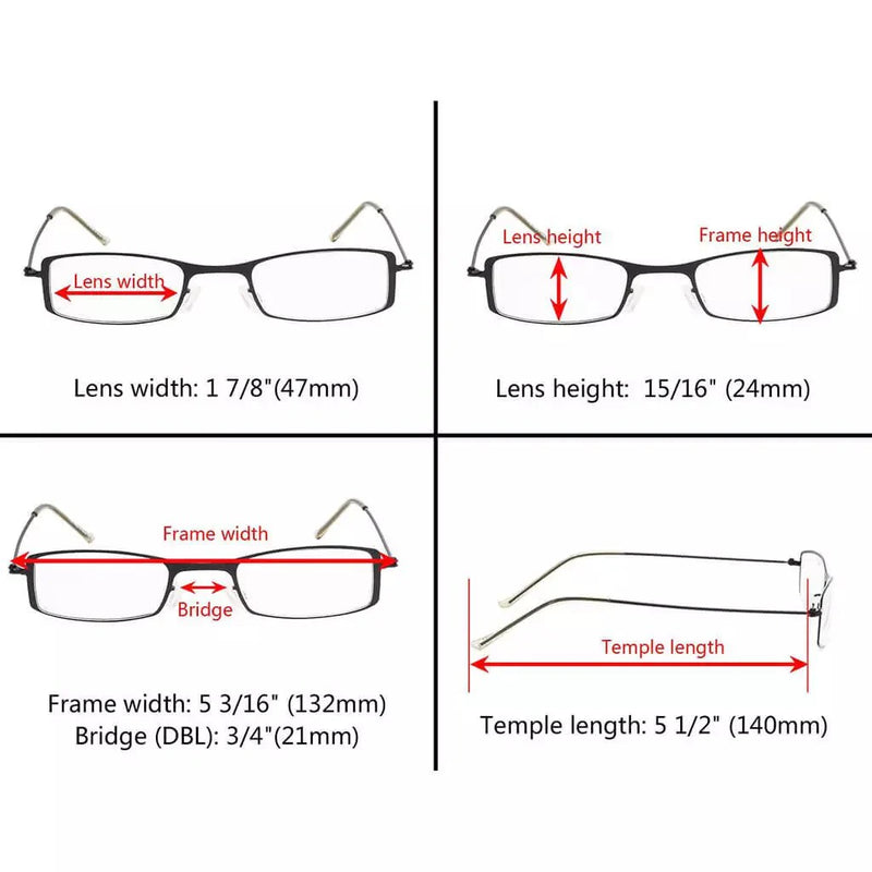 eyekeeper.com 3 Pack Stainless Steel Lightweight Reading Glasses R15005 Eyeglasses White Smoke 3 Pairs Mix / +0.50,3 Pairs Mix / +0.75,3 Pairs Mix / +1.00,3 Pairs Mix / +1.25,3 Pairs Mix / +1.50,3 Pairs Mix / +1.75,3 Pairs Mix / +2.00,3 Pairs Mix / +2.25,3 Pairs Mix / +2.50,3 Pairs Mix / +2.75,3 Pairs Mix / +3.00,3 Pairs Mix / +3.50,3 Pairs Mix / +