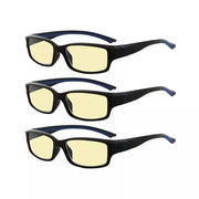 eyekeeper.com 3 Pack Stylish Blue Light Blocking Readers TMXM01 Eyeglasses White Smoke Black Blue-3pcs / without magnification,Black Blue-3pcs / +0.50,Black Blue-3pcs / +0.75,Black Blue-3pcs / +1.00,Black Blue-3pcs / +1.25,Black Blue-3pcs / +1.50,Black Blue-3pcs / +1.75,Black Blue-3pcs / +2.00,Black Blue-3pcs / +2.25,Black Green-3pcs / with