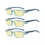eyekeeper.com 3 Pack Stylish Blue Light Blocking Readers TMXM01 Eyeglasses White Smoke Blue-3pcs / without magnification,Blue-3pcs / +0.50,Blue-3pcs / +0.75,Blue-3pcs / +1.00,Blue-3pcs / +1.25,Blue-3pcs / +1.50,Blue-3pcs / +1.75,Blue-3pcs / +2.00,Blue-3pcs / +2.25