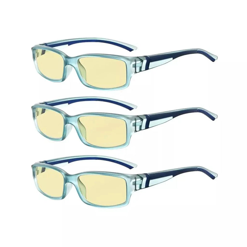 eyekeeper.com 3 Pack Stylish Blue Light Blocking Readers TMXM01 Eyeglasses White Smoke Blue-3pcs / without magnification,Blue-3pcs / +0.50,Blue-3pcs / +0.75,Blue-3pcs / +1.00,Blue-3pcs / +1.25,Blue-3pcs / +1.50,Blue-3pcs / +1.75,Blue-3pcs / +2.00,Blue-3pcs / +2.25