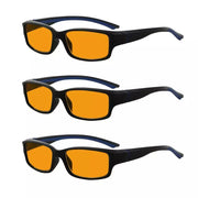 eyekeeper.com 3 Pack Stylish Blue Light Blocking Reading Glasses DSXM01 Eyeglasses White Smoke Black Blue-3pcs / without magnification,Black Blue-3pcs / +0.50,Black Blue-3pcs / +0.75,Black Blue-3pcs / +1.00,Black Blue-3pcs / +1.25,Black Blue-3pcs / +1.50,Black Blue-3pcs / +1.75,Black Blue-3pcs / +2.00,Black Blue-3pcs / +2.50