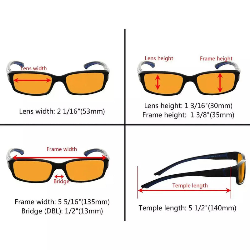 eyekeeper.com 3 Pack Stylish Blue Light Blocking Reading Glasses DSXM01 Eyeglasses White Smoke Clear Grey-3pcs / without magnification,Clear Grey-3pcs / +0.50,Clear Grey-3pcs / +0.75,Clear Grey-3pcs / +1.00,Clear Grey-3pcs / +1.25,Clear Grey-3pcs / +1.50,Clear Grey-3pcs / +1.75,Clear Grey-3pcs / +2.00,Clear Grey-3pcs / +2.50,Brown-3pcs / without ma