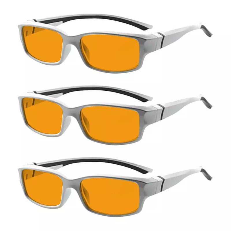 eyekeeper.com 3 Pack Stylish Blue Light Blocking Reading Glasses DSXM01 Eyeglasses White Smoke Silver-3pcs / without magnification,Silver-3pcs / +0.50,Silver-3pcs / +0.75,Silver-3pcs / +1.00,Silver-3pcs / +1.25,Silver-3pcs / +1.50,Silver-3pcs / +1.75,Silver-3pcs / +2.00,Silver-3pcs / +2.50