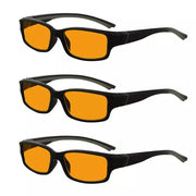 eyekeeper.com 3 Pack Stylish Blue Light Blocking Reading Glasses DSXM01 Eyeglasses White Smoke Black Grey-3pcs / without magnification,Black Grey-3pcs / +0.50,Black Grey-3pcs / +0.75,Black Grey-3pcs / +1.00,Black Grey-3pcs / +1.25,Black Grey-3pcs / +1.50,Black Grey-3pcs / +1.75,Black Grey-3pcs / +2.00,Black Grey-3pcs / +2.50