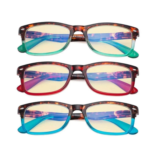 eyekeeper.com 3 Pack Stylish Blue Light Blocking Reading Glasses TM075D Eyeglasses White Smoke 3 Pairs Mix / without magnification,3 Pairs Mix / +0.50,3 Pairs Mix / +0.75,3 Pairs Mix / +1.00,3 Pairs Mix / +1.50,3 Pairs Mix / +1.75,3 Pairs Mix / +2.00,3 Pairs Mix / +2.25,3 Pairs Mix / +2.50,3 Pairs Mix / +3.00
