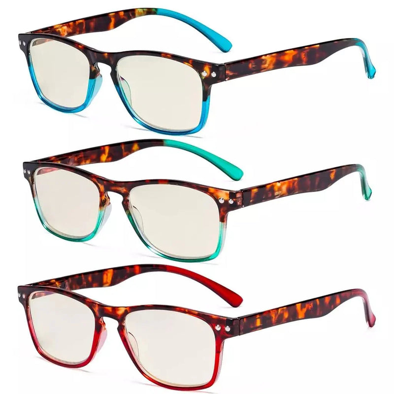 eyekeeper.com 3 Pack Stylish Design Blue Light Filter Reading Glasses UVR046D Eyeglasses White Smoke 3 Pairs Mix / without magnification,3 Pairs Mix / +0.50,3 Pairs Mix / +0.75,3 Pairs Mix / +1.00,3 Pairs Mix / +1.25,3 Pairs Mix / +1.50,3 Pairs Mix / +1.75,3 Pairs Mix / +2.00,3 Pairs Mix / +2.25,3 Pairs Mix / +3.00,3 Pairs Mix / +3.50