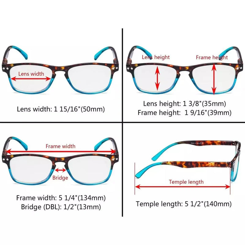 eyekeeper.com 3 Pack Stylish Reading Glasses with Tortoise Arm R046D Eyeglasses White Smoke 3 Pairs Mix / +0.50,3 Pairs Mix / +0.75,3 Pairs Mix / +1.00,3 Pairs Mix / +1.25,3 Pairs Mix / +1.50,3 Pairs Mix / +1.75,3 Pairs Mix / +2.25,3 Pairs Mix / +3.50