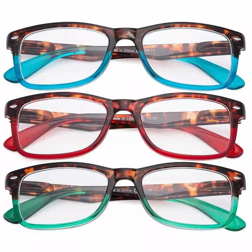 eyekeeper.com 3 Pack Stylish Rectangle Comfort Reading Glasses R075D Eyeglasses White Smoke 3 Pairs Mix / +0.50,3 Pairs Mix / +0.75,3 Pairs Mix / +1.00,3 Pairs Mix / +1.25,3 Pairs Mix / +1.50,3 Pairs Mix / +1.75,3 Pairs Mix / +2.00,3 Pairs Mix / +2.25,3 Pairs Mix / +2.50,3 Pairs Mix / +2.75,3 Pairs Mix / +3.00,3 Pairs Mix / +3.50