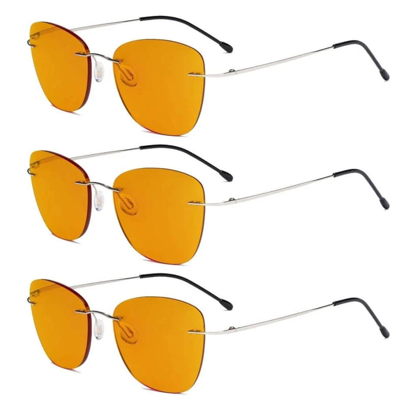 eyekeeper.com 3 Pack Titanium Blue Light Blocking Reading Glasses DSWK9902 Eyeglasses White Smoke Silver-3pcs / without magnification,Silver-3pcs / +0.50,Silver-3pcs / +0.75,Silver-3pcs / +1.00,Silver-3pcs / +1.25,Silver-3pcs / +1.50,Silver-3pcs / +1.75,Silver-3pcs / +2.00