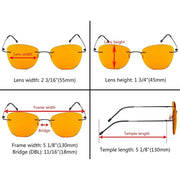 eyekeeper.com 3 Pack Titanium Blue Light Blocking Reading Glasses DSWK9902 Eyeglasses White Smoke Black-3pcs / without magnification,Black-3pcs / +0.50,Black-3pcs / +0.75,Black-3pcs / +1.00,Black-3pcs / +1.25,Black-3pcs / +1.50,Black-3pcs / +1.75,Black-3pcs / +2.00,Blue-3pcs / without magnification,Blue-3pcs / +0.50,Blue-3pcs / +0.75,Blue-3pcs / +1.00