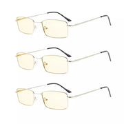eyekeeper.com 3 Pack Traditional Rectangle Blue Light Filter Reading Glasses CG1709 Eyeglasses White Smoke Silver-3pcs / without magnification,Silver-3pcs / +0.50,Silver-3pcs / +0.75,Silver-3pcs / +1.00,Silver-3pcs / +1.25,Silver-3pcs / +1.50,Silver-3pcs / +1.75,Silver-3pcs / +2.00,Silver-3pcs / +2.25,Silver-3pcs / +2.50,Silver-3pcs / +3.00