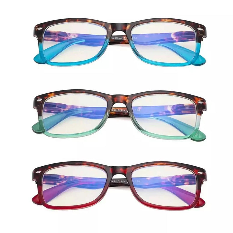 eyekeeper.com 3 Pack Two-toned Blue Light Filter Reading Glasses UVR075D Eyeglasses White Smoke 3 Pairs Mix / without magnification,3 Pairs Mix / +0.50,3 Pairs Mix / +0.75,3 Pairs Mix / +1.00,3 Pairs Mix / +1.25,3 Pairs Mix / +1.50,3 Pairs Mix / +1.75,3 Pairs Mix / +2.00,3 Pairs Mix / +2.25,3 Pairs Mix / +2.50,3 Pairs Mix / +3.00,3 Pairs Mix / +3.50
