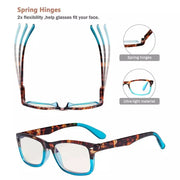 eyekeeper.com 3 Pack Two-toned Blue Light Filter Reading Glasses UVR075D Eyeglasses White Smoke 3 Pairs Mix / without magnification,3 Pairs Mix / +0.50,3 Pairs Mix / +0.75,3 Pairs Mix / +1.00,3 Pairs Mix / +1.25,3 Pairs Mix / +1.50,3 Pairs Mix / +1.75,3 Pairs Mix / +2.00,3 Pairs Mix / +2.25,3 Pairs Mix / +2.50,3 Pairs Mix / +3.00,3 Pairs Mix / +3.50